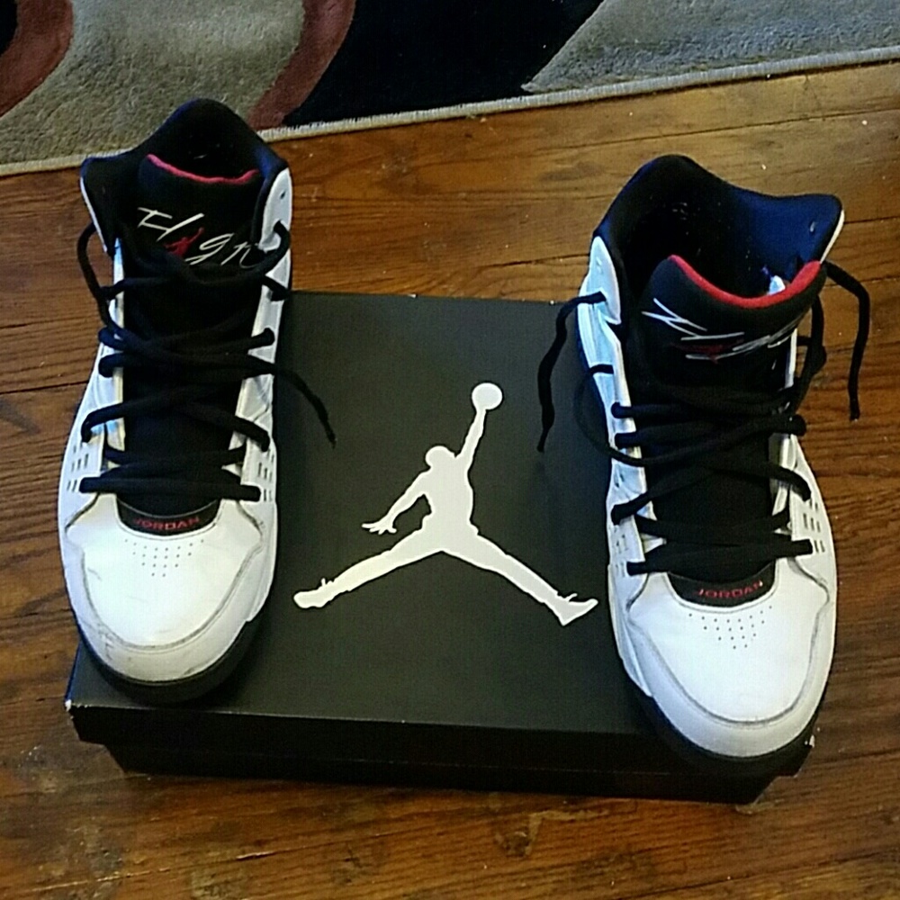 Jordan Flight 23 RST white/gym red/black Mens 12